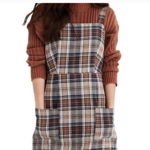 Small American Eagle Plaid Dress with Pockets